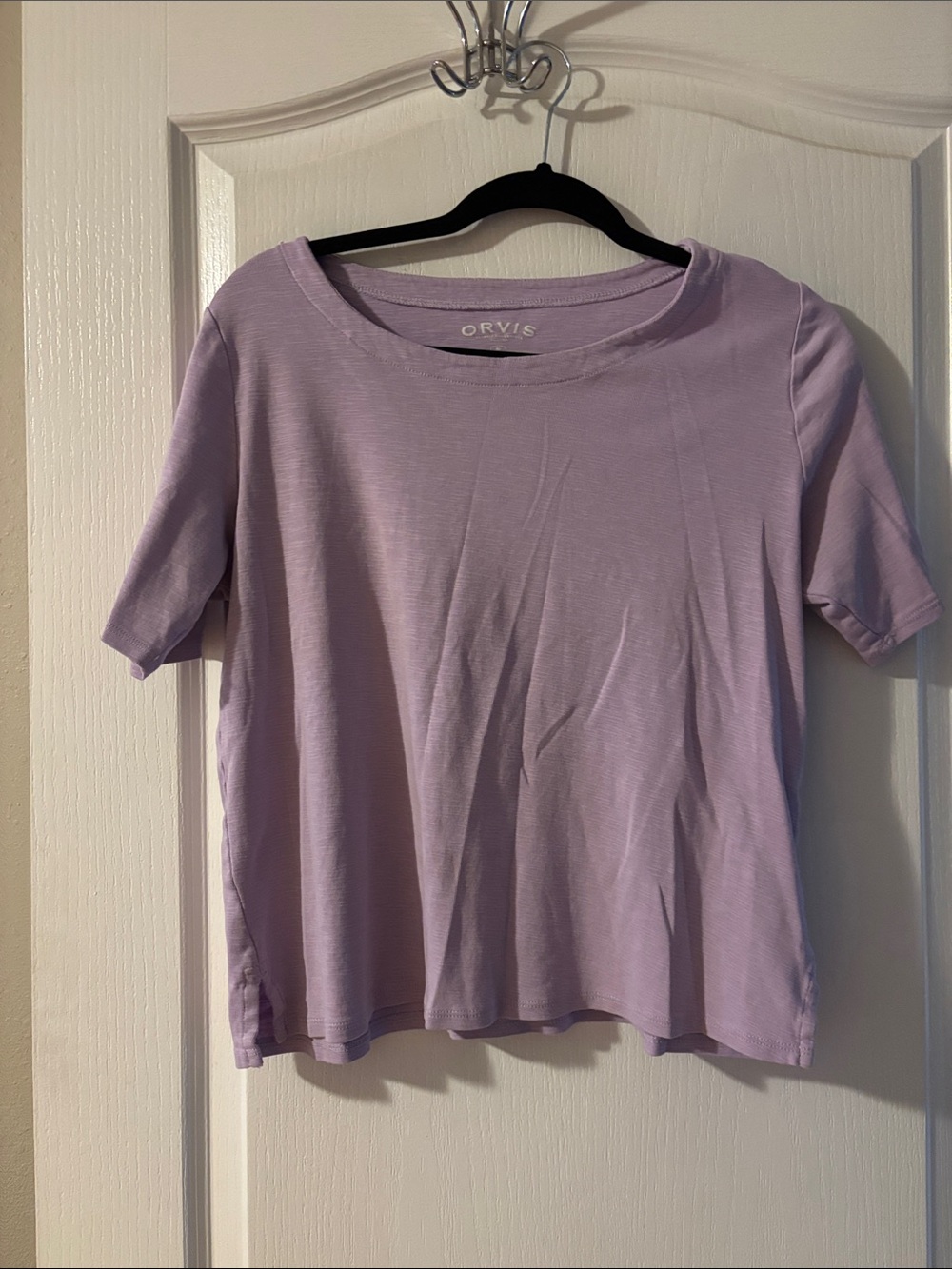 Orvis Lavender Short Sleeve Crewneck Tee